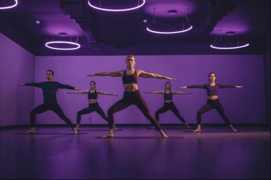 Alunos em aula de Body Balance na Smart Fit
