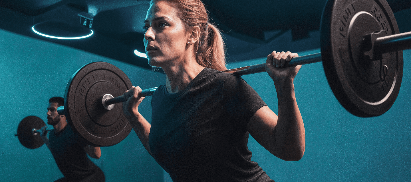 Aula de Body Pump na Smart Fit
