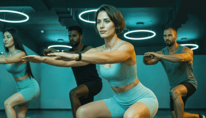 Aula coletiva de FitDance Workout na Smart Fit
